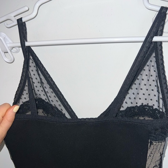 Charlotte vintage Russe Lace Black Tank - Picture 8 of 12